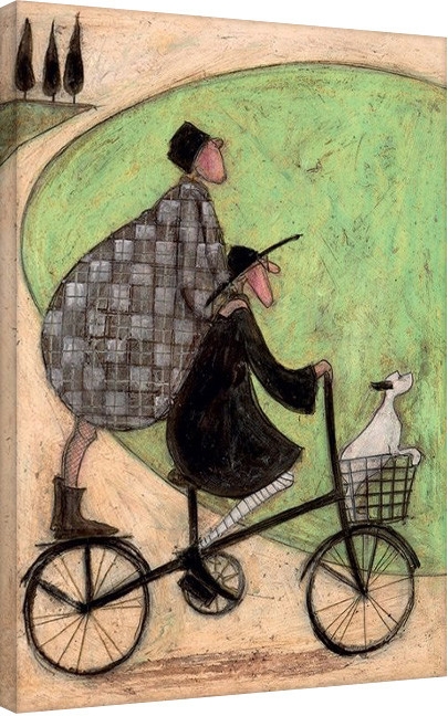 Posters Obraz na plátně Sam Toft - Double Decker Bike, (60 x 80 cm)