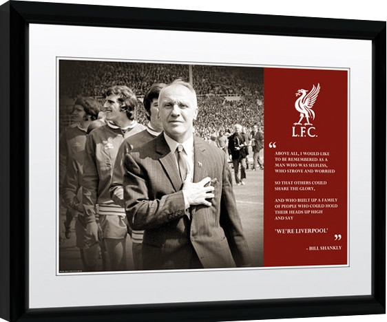 Posters Obraz na zeď - Liverpool - Shankly Quote Print