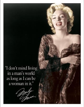 Posters Plechová cedule Marilyn - Man's World, (31,8 x 40,6 cm)