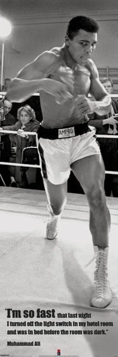Posters Plakát, Obraz - Muhammad Ali - fast, (53 x 158 cm)