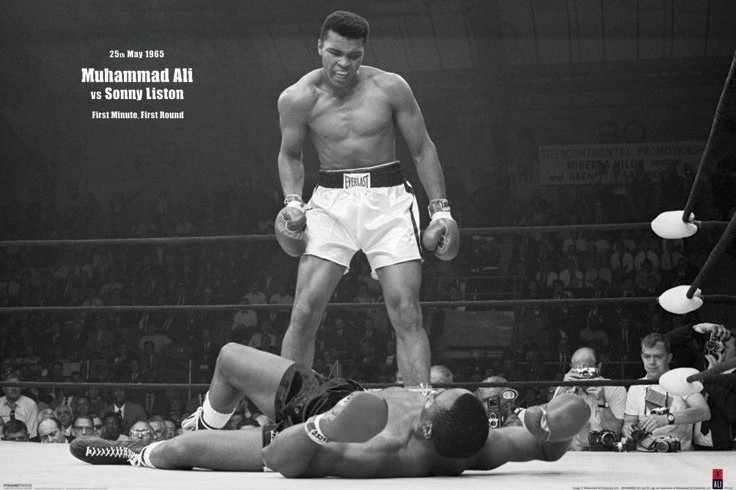 Posters Plakát, Obraz - Muhammad Ali vs. Sonny Liston, (91,5 x 61 cm)