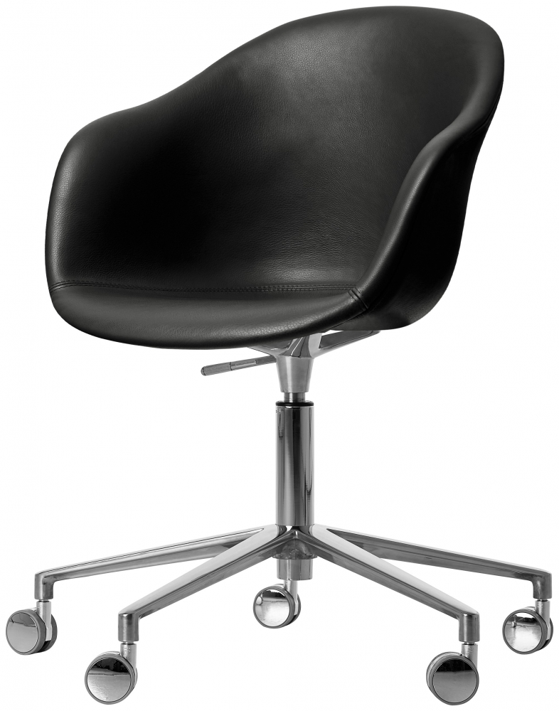 Adelaide kolečková židle černá