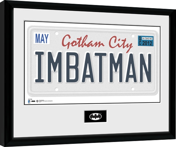 Posters Obraz na zeď - Batman Comic - License Plate