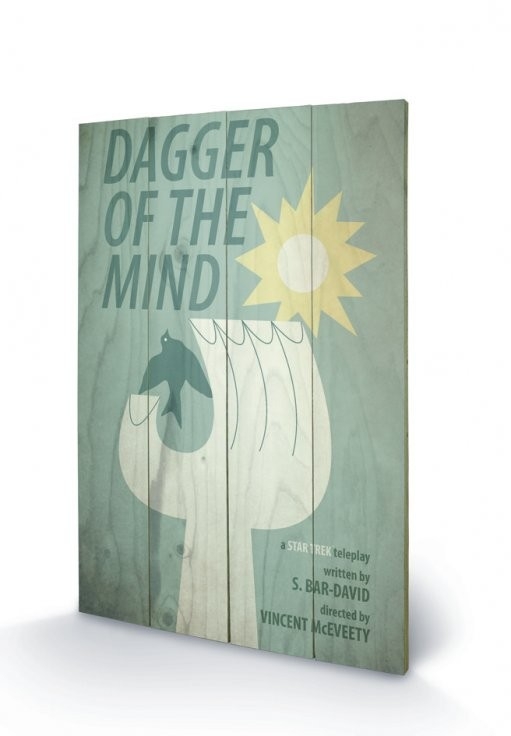 Posters Obraz na dřevě - STAR TREK - dagger of the mind, (40 x 59 cm)
