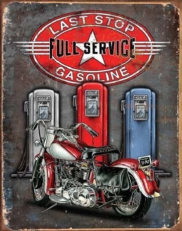 Posters Plechová cedule LEGENDS - last stop, (32 x 41 cm)