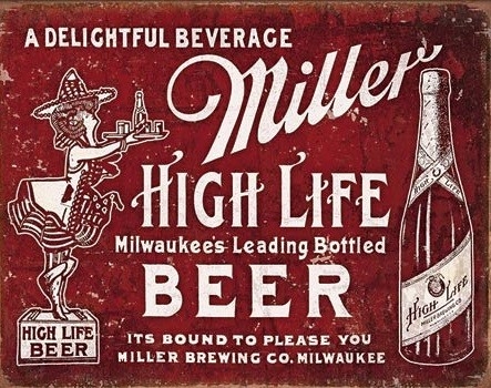 Posters Plechová cedule Miller - Bound to Please, (40 x 31,5 cm)