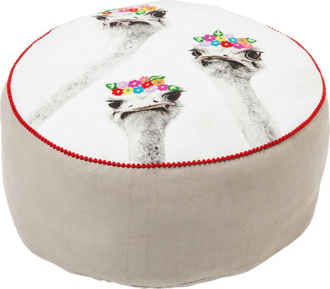 Floor Cushion Ostrich Sisters O50cm