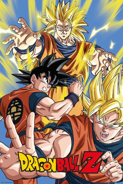 Posters Plakát, Obraz - Dragon Ball Z - Goku, (61 x 91,5 cm)