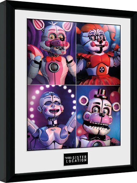 Posters Obraz na zeď - Five Nights at Freddys - Sister Location Quad