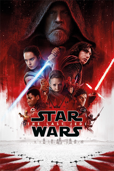 Posters Plakát, Obraz - Star Wars: Poslední z Jediů - One Sheet, (61 x 91,5 cm)