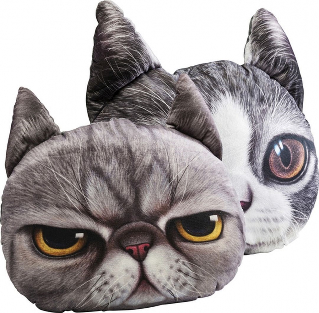 Polštář 3D Cat Face, různé druhy