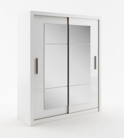 Šatní skříň IDEA WHITE 02