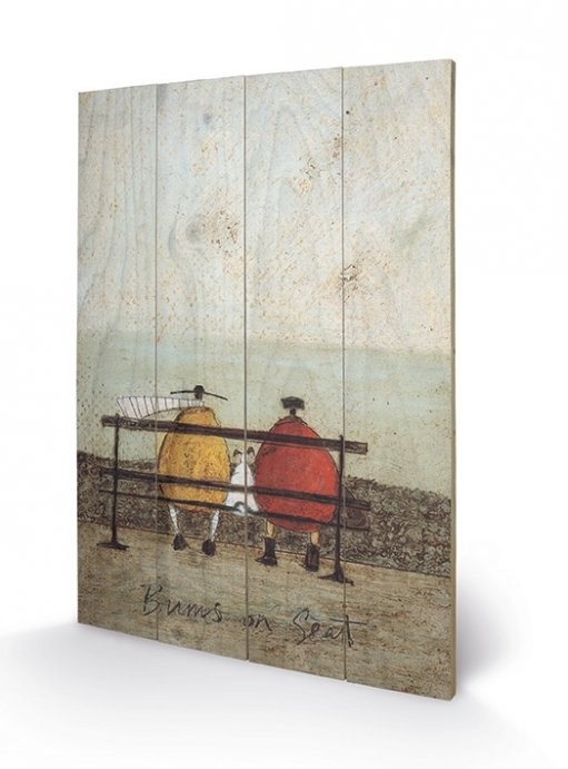 Posters Dřevěný obraz Sam Toft - Bums on Seat, (40 x 59 cm)