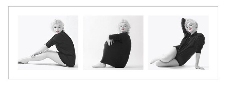 Posters Obraz, Reprodukce - Marilyn Monroe - Sweater Triptych, (95 x 33 cm)