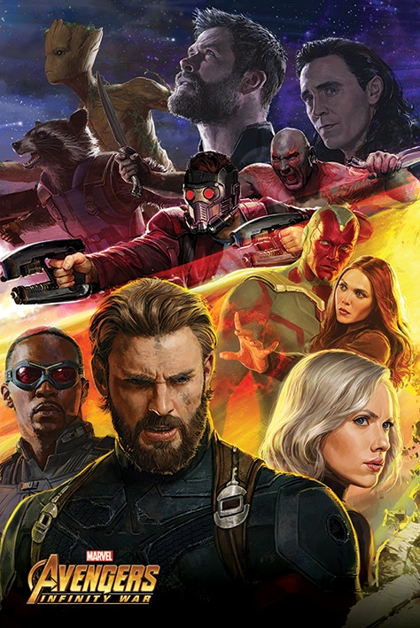 Posters Plakát, Obraz - Avengers Infinity War - Captain America, (61 x 91,5 cm)