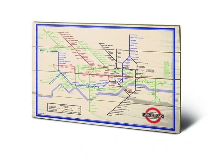 Posters Obraz na dřevě - London Transport, (59 x 40 cm)