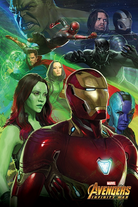 Posters Plakát, Obraz - Avengers Infinity War - Iron Man, (61 x 91,5 cm)