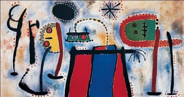 Posters Obraz, Reprodukce - Obraz - Peinture, 1953, Joan Miró, (70 x 50 cm)