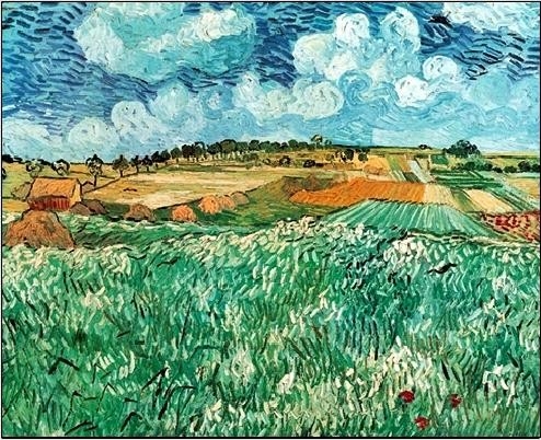 Posters Reprodukce Vincent van Gogh - Rovina u Avers, 1890 , (70 x 50 cm)