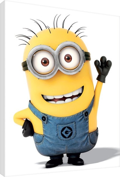 Posters Obraz na plátně Mimoni (Já, padouch) - Minion Wave, (85 x 120 cm)