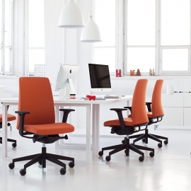 Motto kancelářské židle oranžové