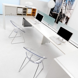 Terra kancelářský nábytek v bílém provedení