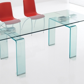 Azimut stůl skleněný