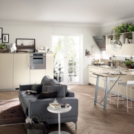 Feel kuchyň s obývacím pokojem
