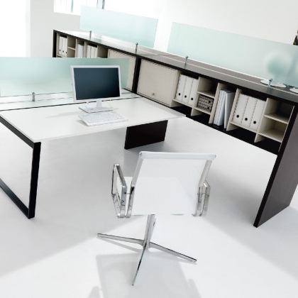 Terra kancelářský nábytek wenge a bílá