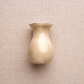BELLE Váza 18 cm - šedohnědá
