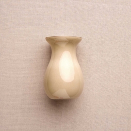 BELLE Váza 18 cm - šedohnědá