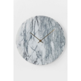 Nástěnné hodiny Desire Marble Weiß