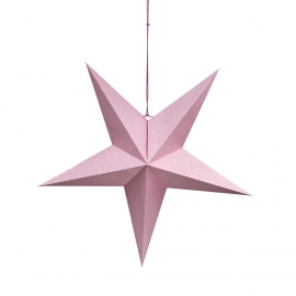 LATERNA MAGICA Papírová dekorační hvězda 60 cm - lososová