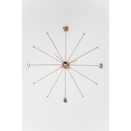 Nástěnné hodiny Like Umbrella Rose Gold