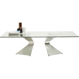 Konferenční stolek Gloria Chrome  140x82cm