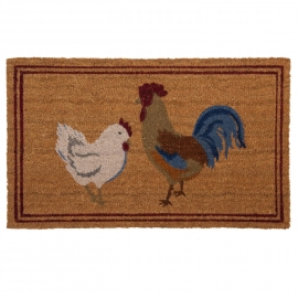 Stylová rohožka s dekorem (30242)
