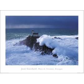 Posters Obraz, Reprodukce - Jean Guichard - Phare De Tevennec, Bretagne, (80 x 60 cm)