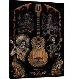 Posters Obraz na plátně Coco - Day of the Dead, (60 x 80 cm)