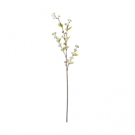 FLORISTA Větvička kvetoucí jabloně 100 cm - krémová