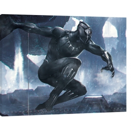 Posters Obraz na plátně Black Panther - To Action, (80 x 60 cm)