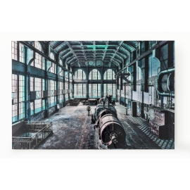 Obraz ve skle Factory Hall 100x150cm