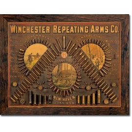 Posters Plechová cedule Winchester - Repeating Arms, (42 x 30 cm)
