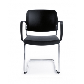 Bit židle černá s pérovou konstrukcí