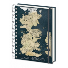 Posters Hra o Trůny (Game of Thrones) - Map A5 Zápisník