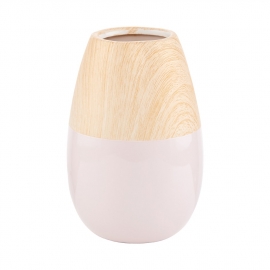PASTELLO Keramická váza - růžová