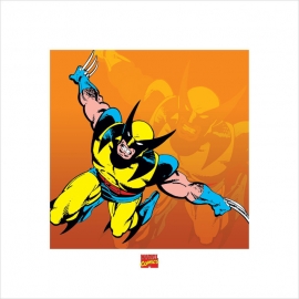 Posters Obraz, Reprodukce - Wolverine - Marvel Comics, (40 x 40 cm)