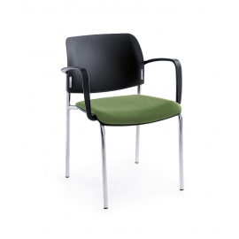 Bit židle s područkami zelená