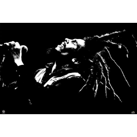 Posters Plakát, Obraz - Bob Marley - black & white, (91,5 x 61 cm)