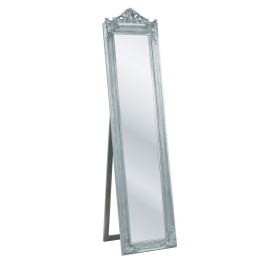 Stojací zrcadlo Baroque - stříbrné