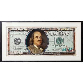 Obraz s rámem Art Dollars 50×100 cm